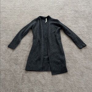 Babaton Charcoal Open Front Cardigan